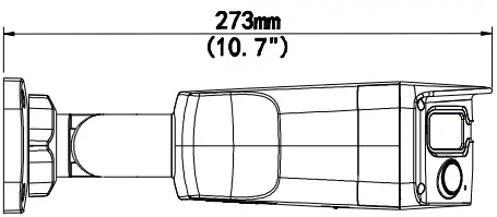 WORLD EYECAM 1025 Waterproof Bullet Network Camera A5b