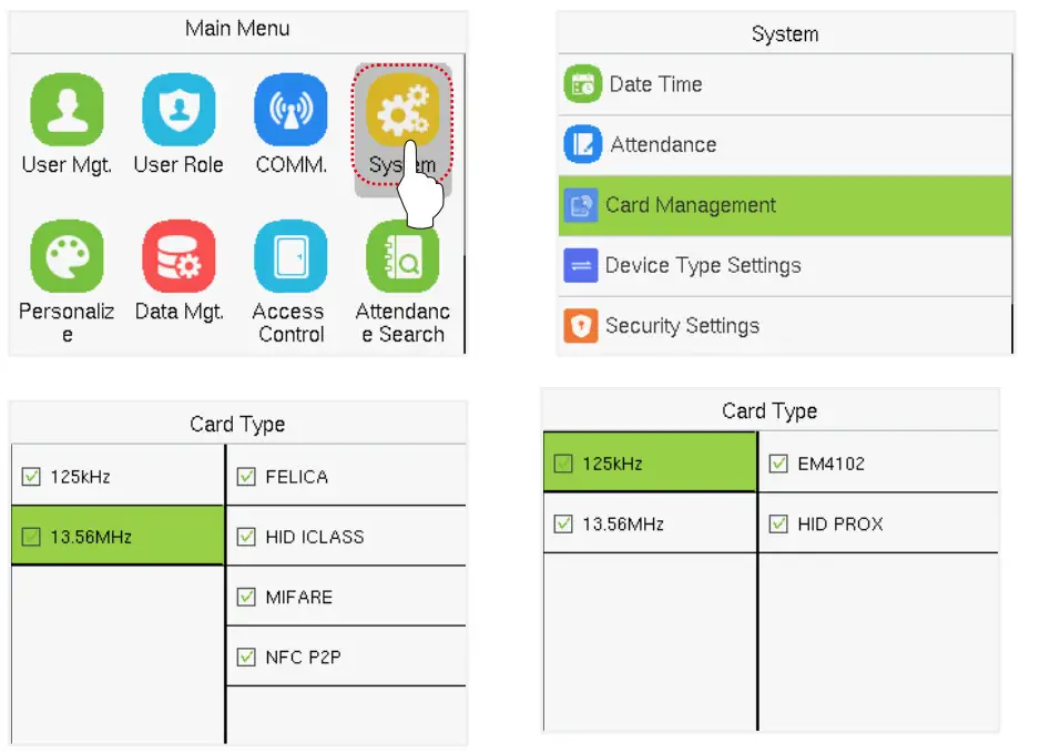 ZKTeco SC800 Touch Screen Access Control - Management