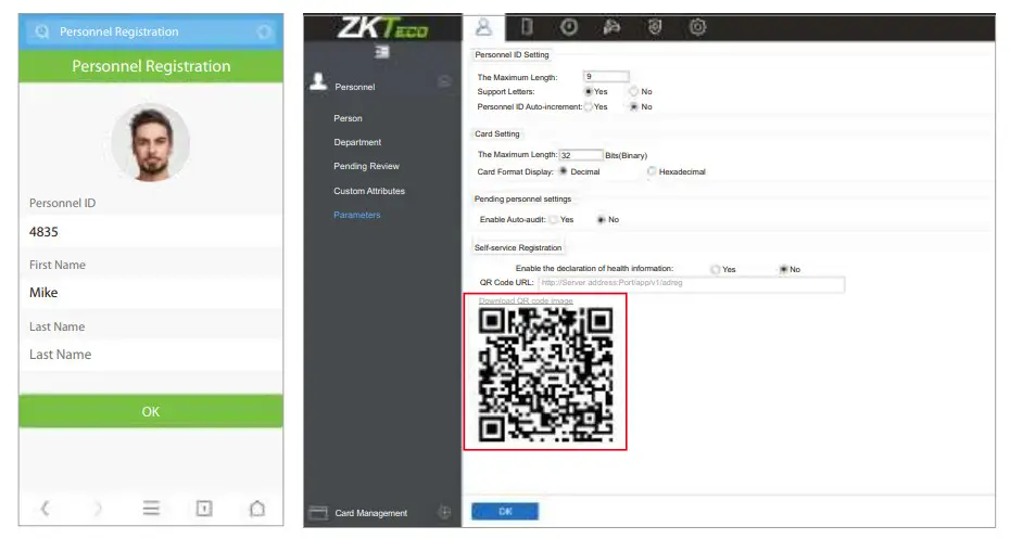 ZKTeco SC800 Touch Screen Access Control - Personnel