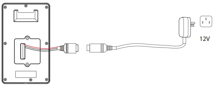 ZKTeco SC800 Touch Screen Access Control - Power Connection