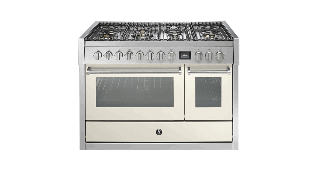 Steel Gq12sf-6m-na Genesi 120cm Nuvola With Nickel Trim Dual Fuel Freestanding Cooker Owner's Manual