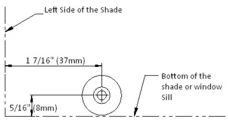 NORMAN N301182 4 Portrait Cordless Woven Honeycomb Shade - Magnetic Hold Down