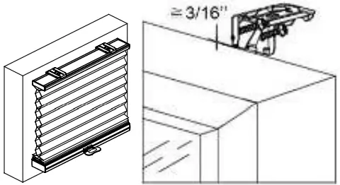 NORMAN N301182 4 Portrait Cordless Woven Honeycomb Shade - Outside Mount