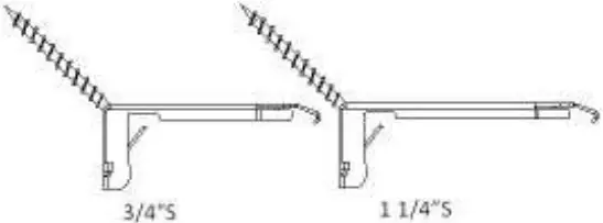 NORMAN N301182 4 Portrait Cordless Woven Honeycomb Shade - head screw