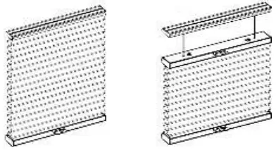 NORMAN N301182 4 Portrait Cordless Woven Honeycomb Shade