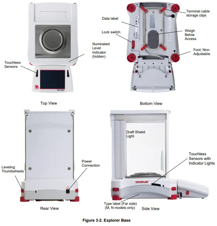 OHAUS 83021171 Explorer Semi Micro Balance - shown here 23