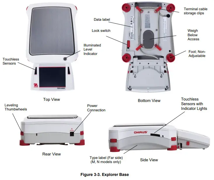 OHAUS 83021171 Explorer Semi Micro Balance - shown here 24