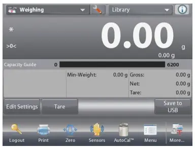 OHAUS 83021171 Explorer Semi Micro Balance - shown here 36