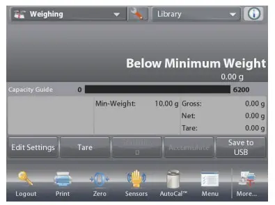 OHAUS 83021171 Explorer Semi Micro Balance - shown here 38
