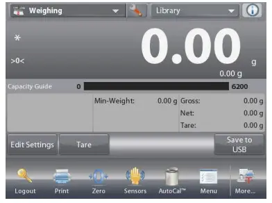 OHAUS 83021171 Explorer Semi Micro Balance - shown here 45