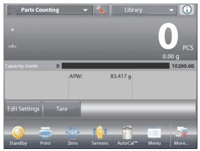 OHAUS 83021171 Explorer Semi Micro Balance - shown here 66