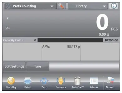 OHAUS 83021171 Explorer Semi Micro Balance - shown here 68