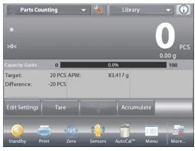 OHAUS 83021171 Explorer Semi Micro Balance - shown here 76