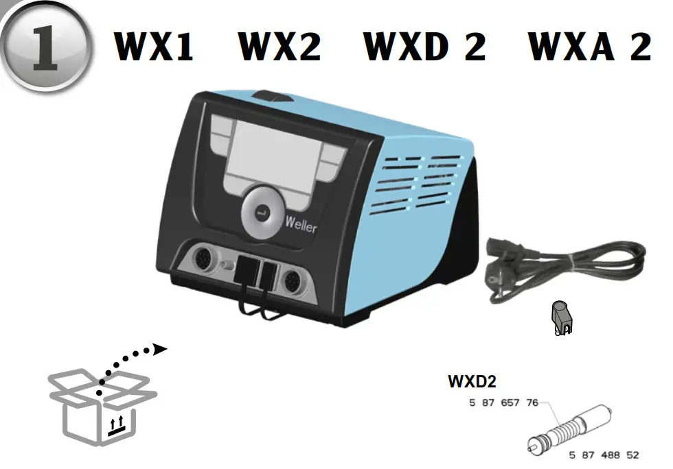 Weller WX 1 Stationary Soldering Station - Fig2