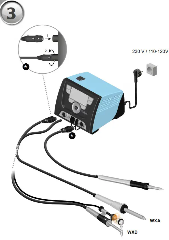 Weller WX 1 Stationary Soldering Station - Fig4