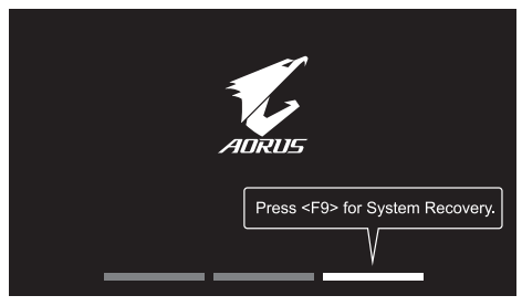 AORUS 17 XE Gaming Notebook Laptop -restart the laptop