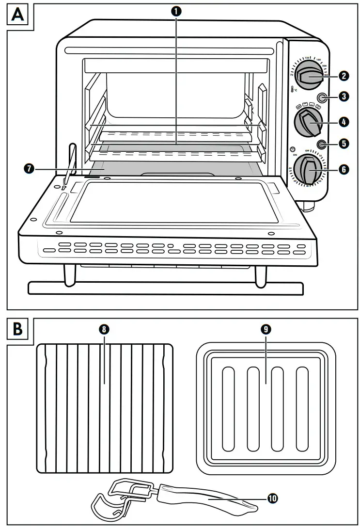 SILVERCREST SGB 1200 B5 Mini Oven - fig1