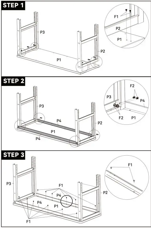 VEVOR-M4820L-48-Inch-Wood-Worktop-Workbench-FIG-3