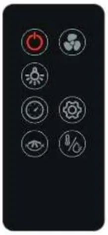 NewAir NEC1K6WH00 Portable Evaporative Cooler and Fan Owner's Manual - REMOTE CONTROL