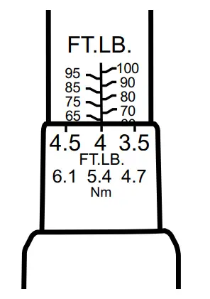 QUINN 58994, 58995 Torque Wrench - Handle