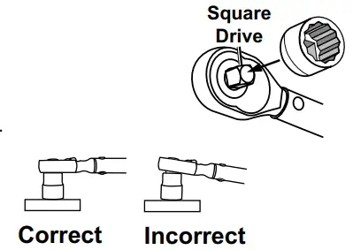 QUINN 58994, 58995 Torque Wrench - drive