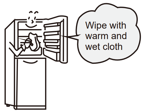 MORRIS T73318EBN 2 Bottom Mount Refrigerator - Remove fixing tape