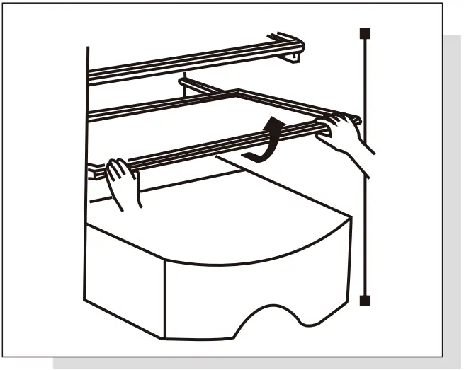 MORRIS T73318EBN 2 Bottom Mount Refrigerator - pulling upwardly
