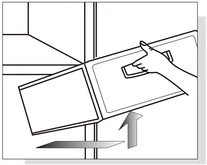 MORRIS T73318EBN 2 Bottom Mount Refrigerator - upwardly