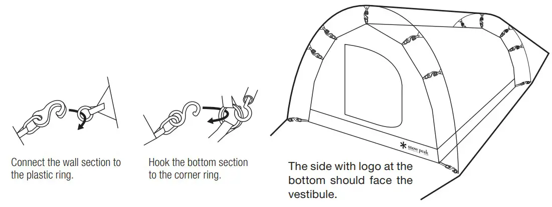 snow peak SDE 080H Vault Tent - fig 10