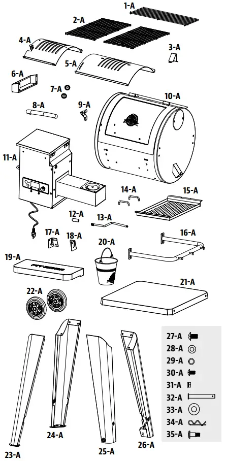 Pb0500sp Grill Replacement Parts