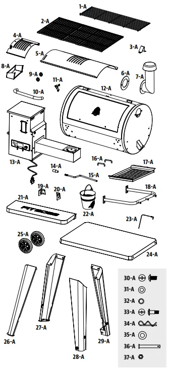 Pb1000sp Grill Replacement Parts