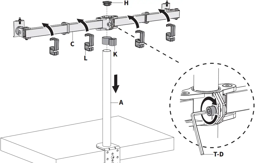 V I V O STAND-V002V - ASSEMBLY 7