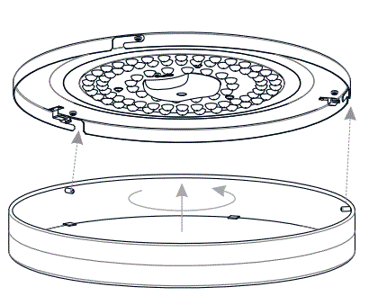 QUOIZEL-WLN1611MBKW-Weldin-LED-Flush-Mount-Ceiling-Light-fig-11