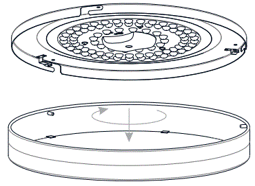 QUOIZEL-WLN1611MBKW-Weldin-LED-Flush-Mount-Ceiling-Light-fig-4
