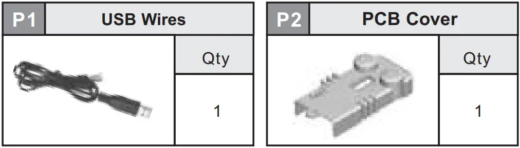 Velleman KSR10 USBN USB Interface voor Robot Arm - Parts