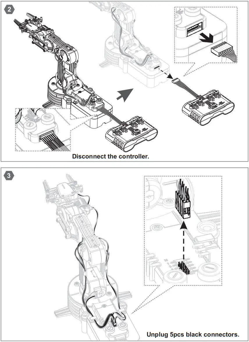Velleman KSR10 USBN USB Interface voor Robot Arm - Robotic Arm 1