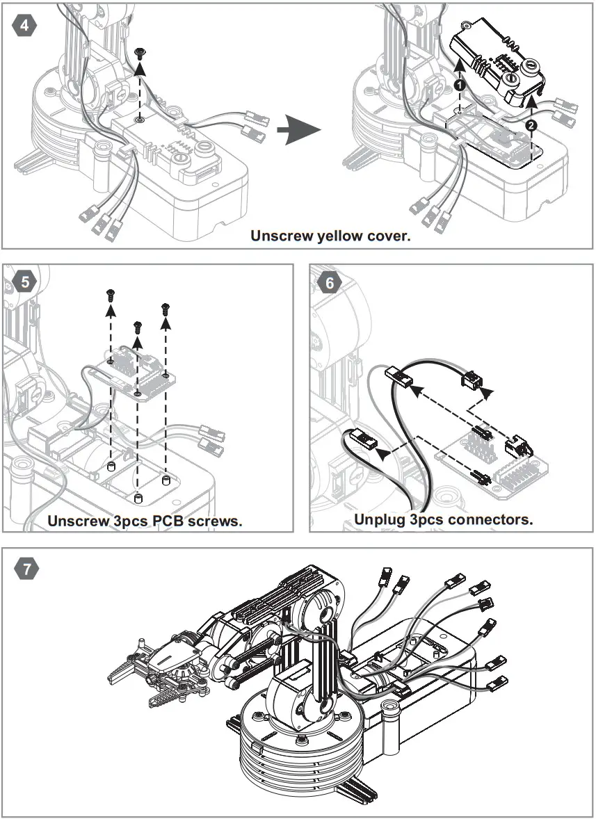 Velleman KSR10 USBN USB Interface voor Robot Arm - Robotic Arm 2