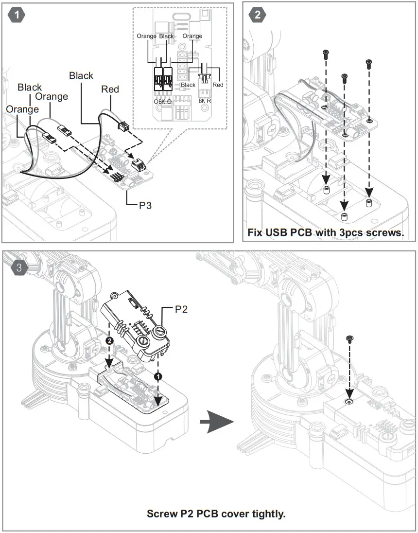 Velleman KSR10 USBN USB Interface voor Robot Arm - USB PCB 1