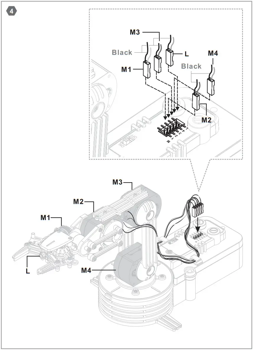 Velleman KSR10 USBN USB Interface voor Robot Arm - USB PCB 2
