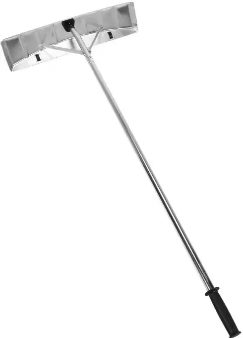 WELLFOR NP-HGY-10216 Aluminum Poles Extendable Snow Roof Rake