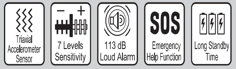 Pushuntai-WL03-Bicycle-Anti-Theft-Sensor-Alarm-FIG-1