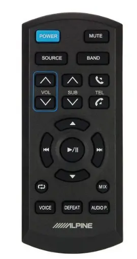 ALPINE RUE-4360 Infrared Remote Control