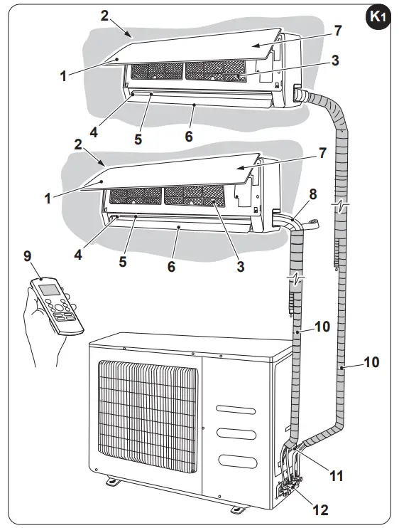 OLIMPIA SPLENDID NEXYA S4 E Inverter Wall Mounted Air Conditioner - fig8