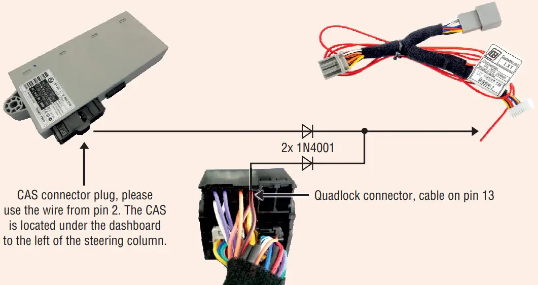 AMPIRE LDS CCC CP Smartphone Integration for BMW CCC - Features and Locations