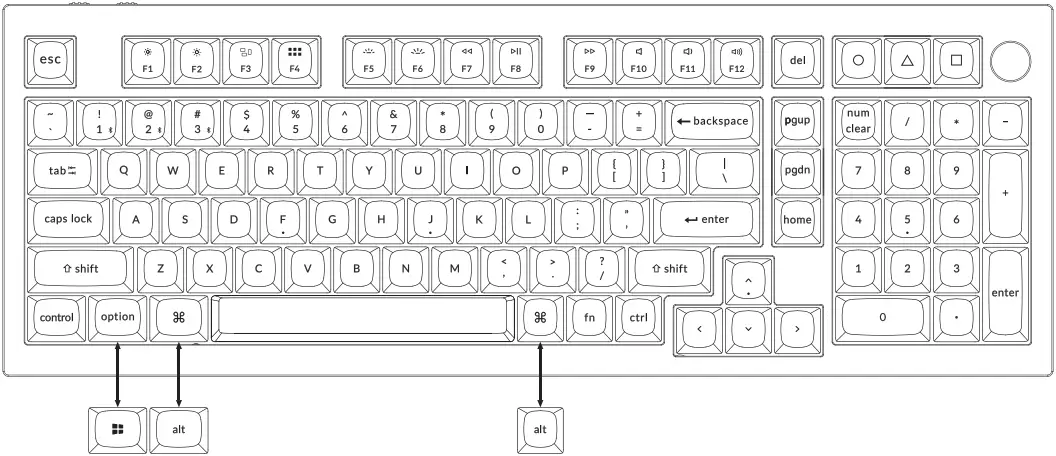 Keychron Q5 Pro Bluetooth Mechanical Keyboard - b2