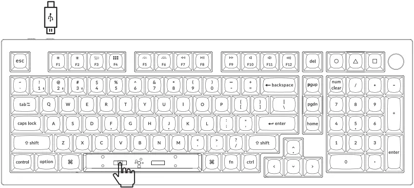 Keychron Q5 Pro Bluetooth Mechanical Keyboard - b20