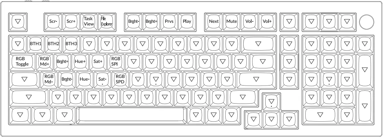 Keychron Q5 Pro Bluetooth Mechanical Keyboard - c7