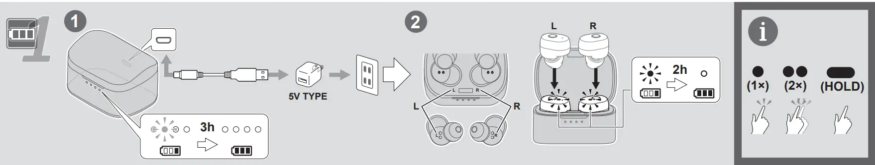 JVC HA A10T Wireless Headphones - Parts
