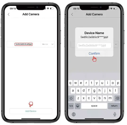 LANDUN VISION WX23.2 Dual Lens Security Camera - Camera Access Setup 3