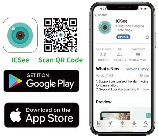LANDUN VISION WX23.2 Dual Lens Security Camera - Download & Registration